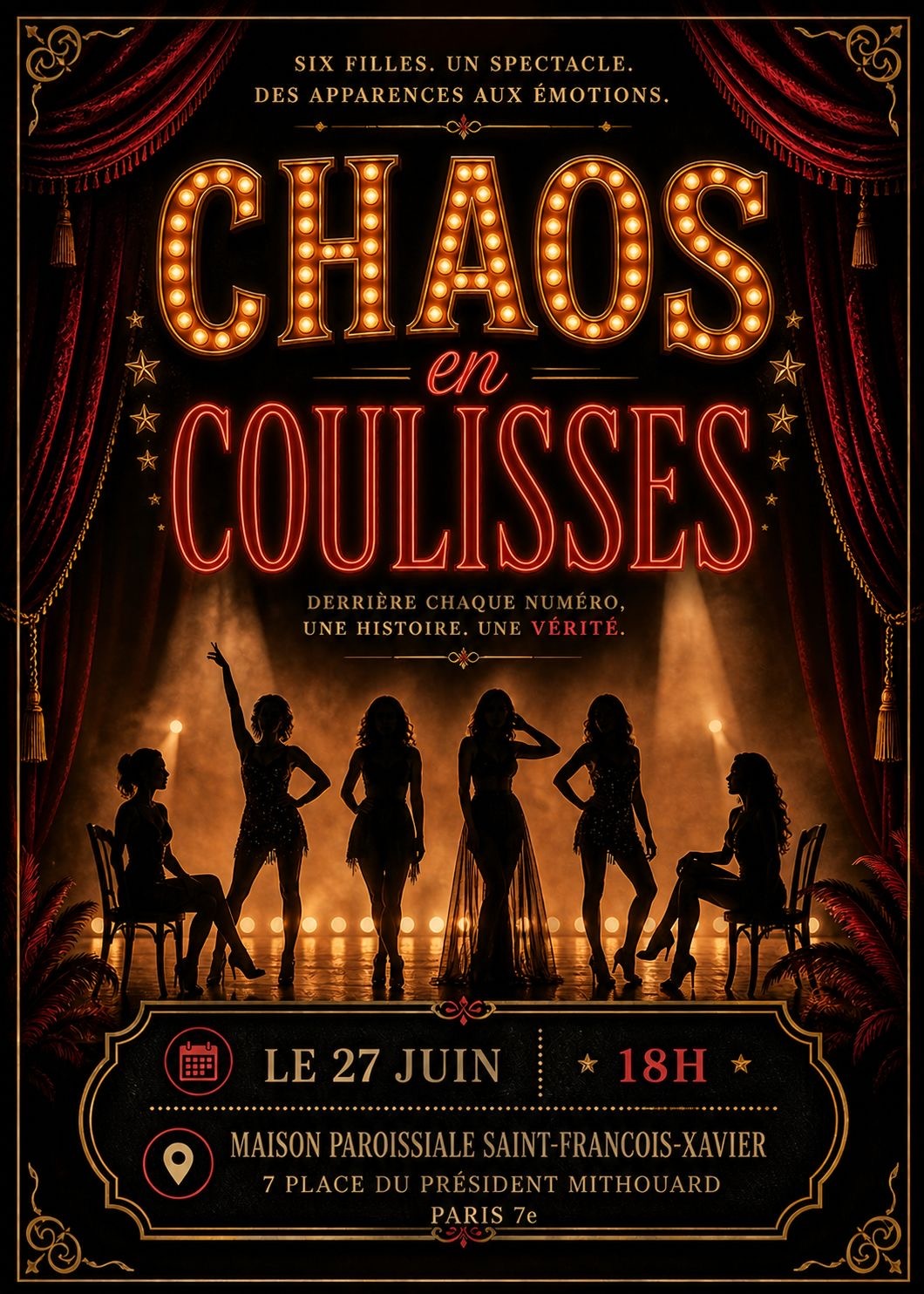 Affiche Chaos en Coulisses